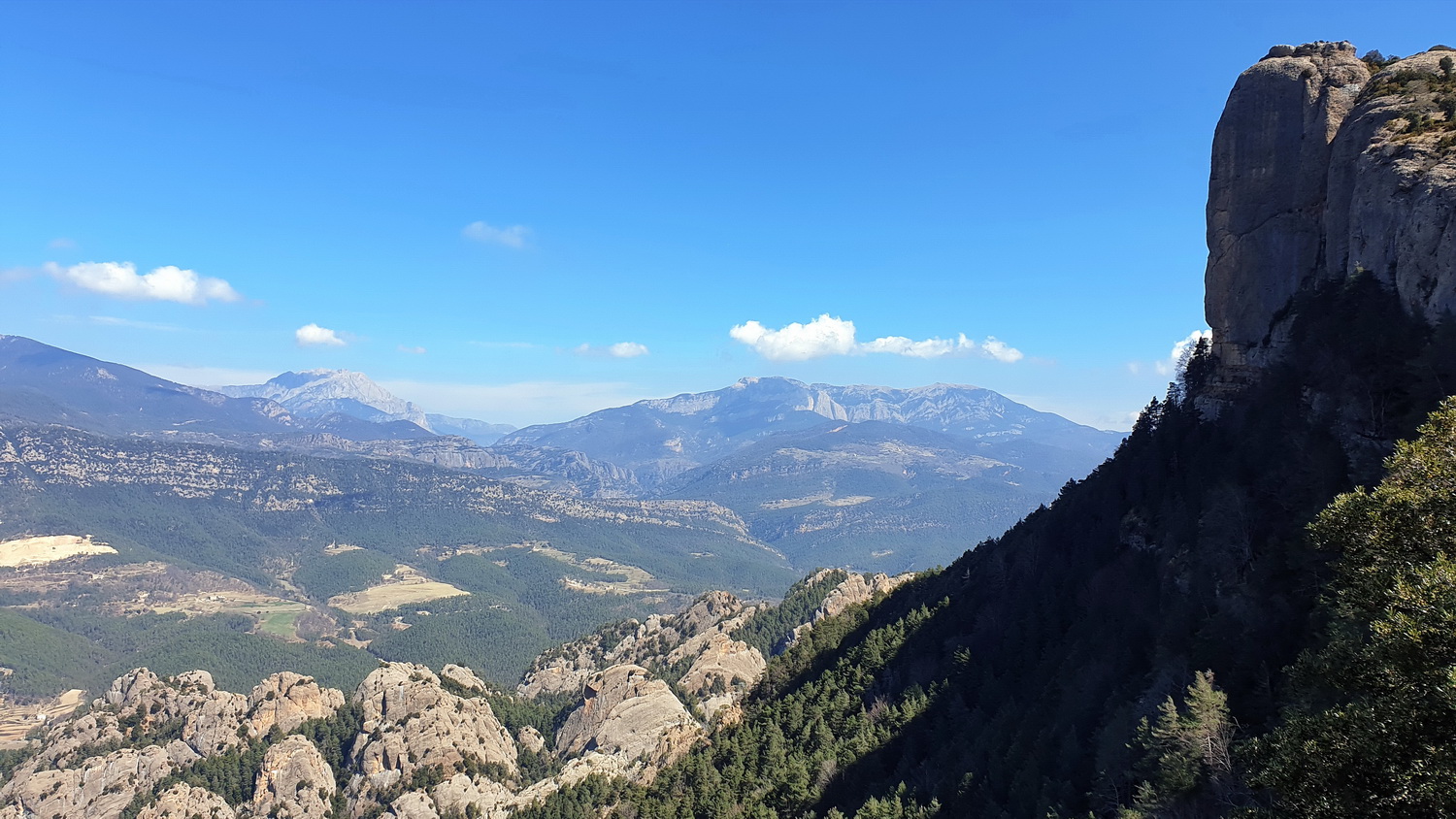 Spectaculaire uitzichten vanaf Pla de Busa