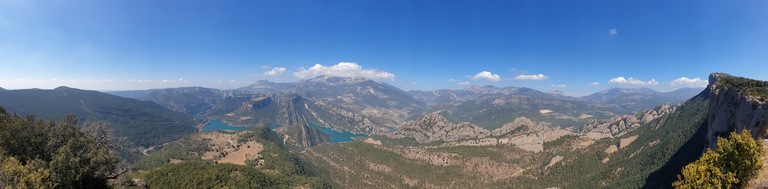 Spectaculaire uitzichten vanaf Pla de Busa