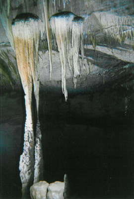 Afzettingen in de Grotte de Malati�re (Bournois, Frankrijk)