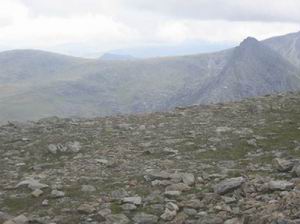 Tryfan vanaf de Pen Yr Ole Wen