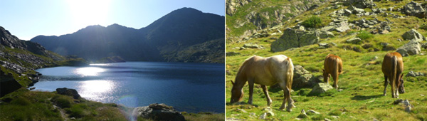 6-daagse bivaktocht langs de grenskam door de Franse en Spaanse Pyrenee�n  in het Mont Roig gebied