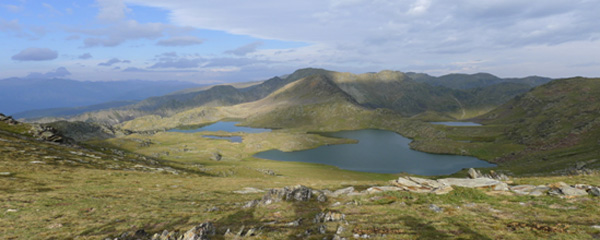6-daagse bivaktocht langs de grenskam door de Franse en Spaanse Pyrenee�n  in het Mont Roig gebied