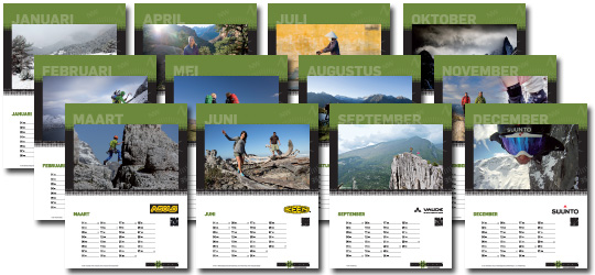 Hiking-site.nl jubileum-kalender 2014