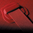 Bevestigingsstukken voor de straps (fusion points) worden rechtstreeks op het materiaal geplaatst.