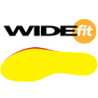 Wide-fit maakt de schoenen ook geschikt voor mensen met brede voeten..