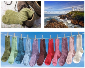 Donegal Socks brengt kleurige wollen sokken uit Ierland