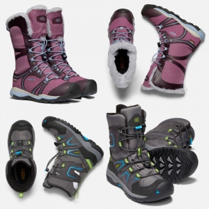 Winterse KEEN Terradora Winter en Levo WP laarzen houden kindervoeten warm en droog