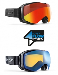 Julbo SuperFlow System voorkomt condensvorming in de goggles