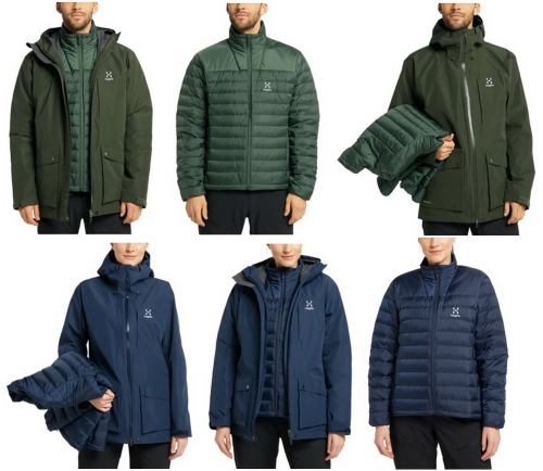 Haglofs Alv 3-in-1 Down Gore-Tex Jacket: multifunctioneel, warm en droog