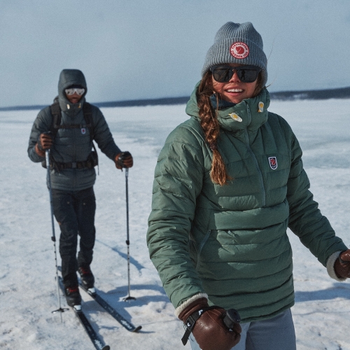 Lichte en compact opvouwbare Expedition Pack Down Anorak van Fjallraven