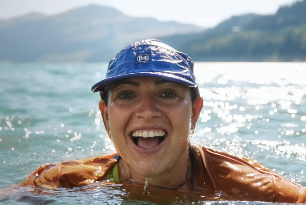 BUFF's 5-panel Cap met UPF 50 gecertificeerde zonbescherming