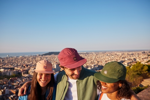 BUFF's 5-panel Cap met UPF 50 gecertificeerde zonbescherming