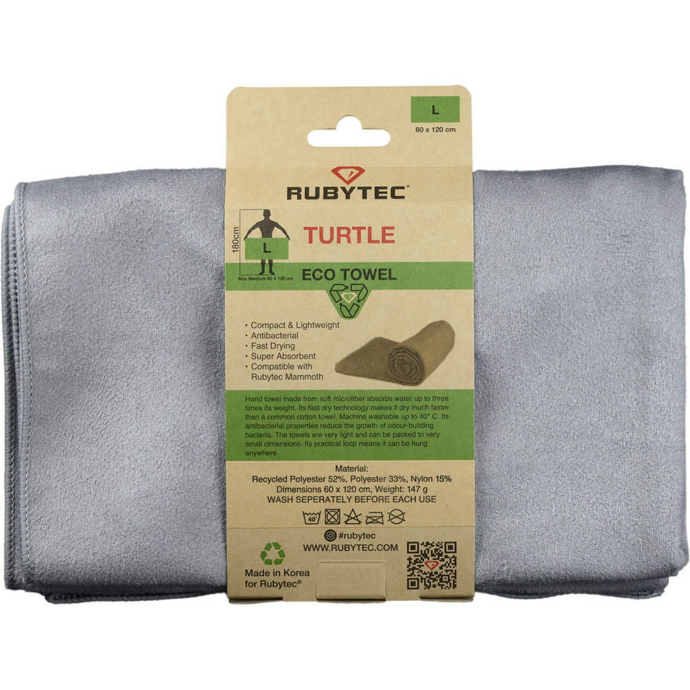 Rubytec Turtle ECO Towel combineert comfort met milieubewust reizen