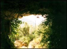 Kijkend vanuit de 'Cova de Gr&egrave;vol'