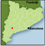 de ligging van deze route in Cataloni&euml;